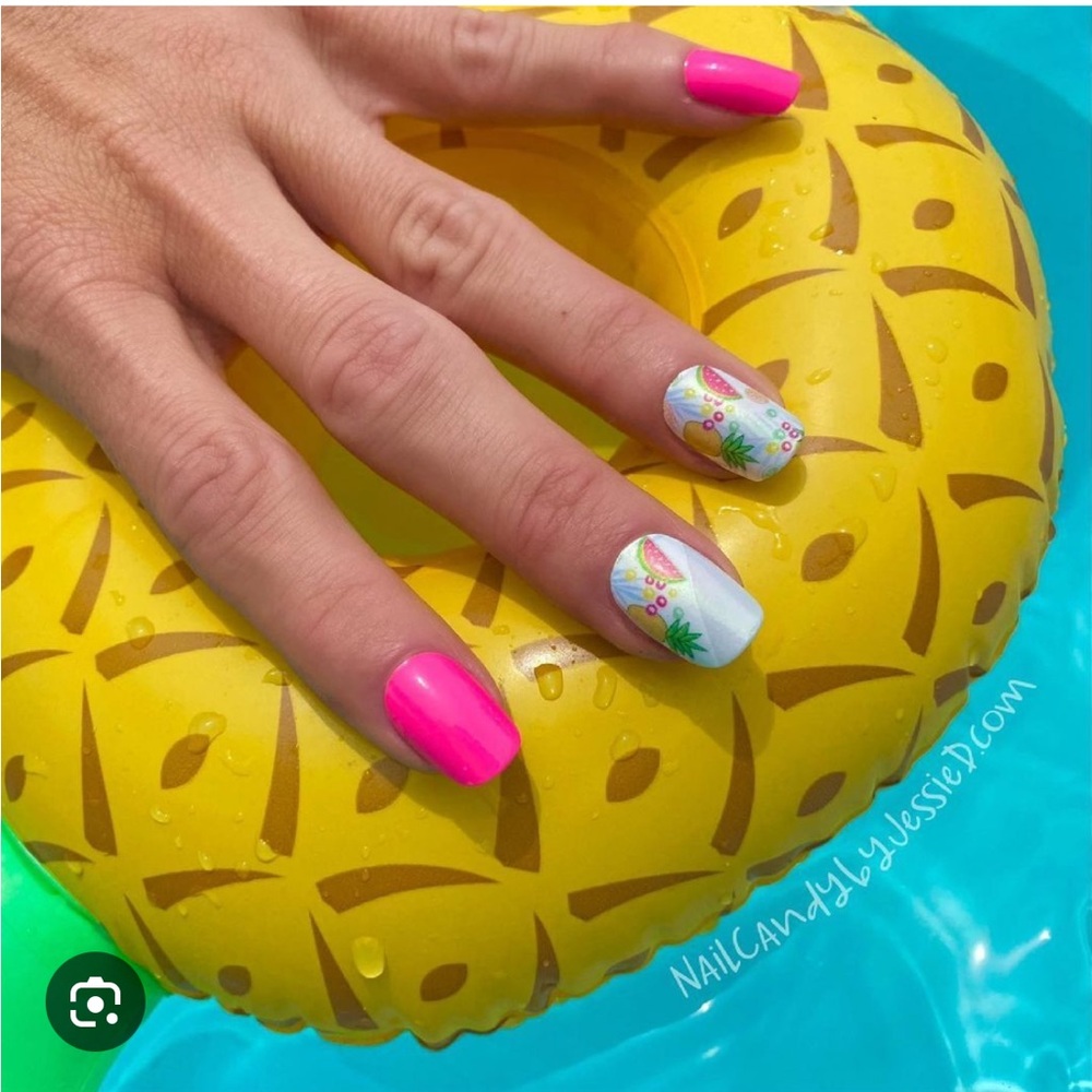 *Retired* Color Street: Tutti Frutti | Summer Fruit White Pink Green Party - Picture 9 of 13